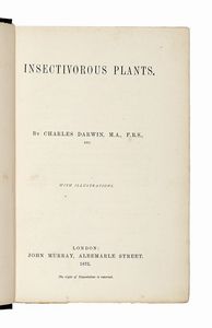 CHARLES DARWIN - Insectivorous Plants.