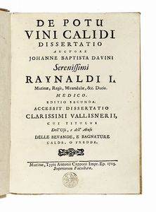 GIOVANNI BATTISTA DAVINI - De potu vini calidi dissertatio...
