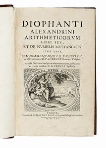 ALEXANDRINUS DIOPHANTUS - Arithmeticorum libri sex et De numeris multangulis liber unus...