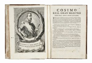 FULVIO FONTANA : L'origine della sacra milizia di Santo Stefano papa, e martire con la serie delle AA. RR. de suoi Gran Maestri, e delle imprese pi segnalate de suoi cavalieri.  - Asta Libri, autografi e manoscritti - Associazione Nazionale - Case d'Asta italiane