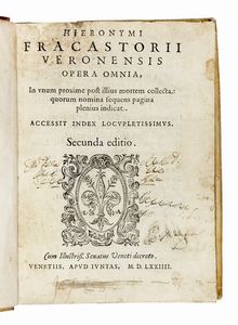Girolamo Fracastoro - Hieronymi Fracastorii Veronensis Opera omnia...