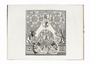 CARL GUSTAV HERAEUS : Bildnisse der regierenden Frsten und berhmter Mnner vom vierzehuten bis zum achtzehuten Iahrhunderte...  - Asta Libri, autografi e manoscritti - Associazione Nazionale - Case d'Asta italiane