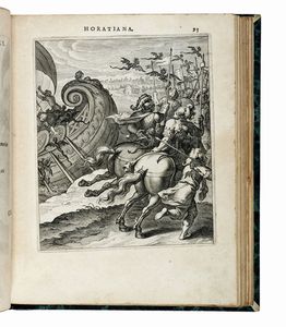 QUINTUS HORATIUS FLACCUS : Q. HoratI Flacci Emblemata. Imaginibus in aes incisis, notisque illustrata...  - Asta Libri, autografi e manoscritti - Associazione Nazionale - Case d'Asta italiane
