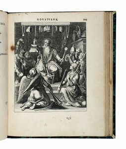 QUINTUS HORATIUS FLACCUS : Q. HoratI Flacci Emblemata. Imaginibus in aes incisis, notisque illustrata...  - Asta Libri, autografi e manoscritti - Associazione Nazionale - Case d'Asta italiane