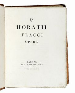 QUINTUS HORATIUS FLACCUS : Q. HoratI Flacci Emblemata. Imaginibus in aes incisis, notisque illustrata...  - Asta Libri, autografi e manoscritti - Associazione Nazionale - Case d'Asta italiane