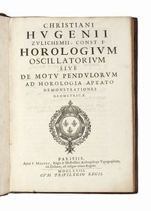 Christiaan Huygens - Horologium oscillatorium, sive de motu pendulorum ad horologia aptato demonstrationes geometricae.