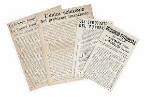 Filippo Tommaso Marinetti - L'unica soluzione del problema finanziario. [Segue: Il Futurismo e la Guerra. Cronaca sintetica].