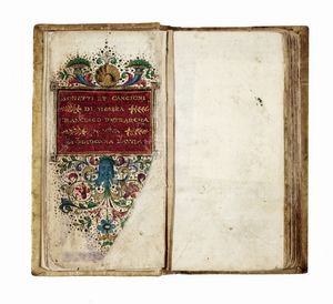 Francesco Petrarca : Il Petrarcha.  - Asta Libri, autografi e manoscritti - Associazione Nazionale - Case d'Asta italiane