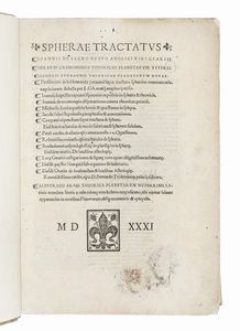 IOANNES (DE) SACROBOSCO - Spherae tractatus...