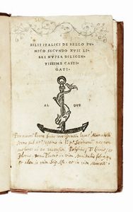 GAIUS SILIUS ITALICUS - De bello Punico secundo XVII libri nuper diligentissime castigati.