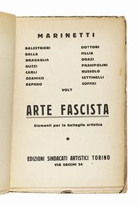 EMILIO BOCCAFUSCA : Studenti fascisti cantano cos.  - Asta Libri, autografi e manoscritti - Associazione Nazionale - Case d'Asta italiane