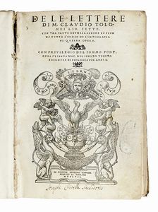 CLAUDIO TOLOMEI - De le Lettere [...] Lib. Sette.