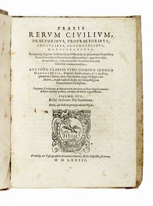 JOOST VAN DAMHOUDER - Praxis rerum civilium...