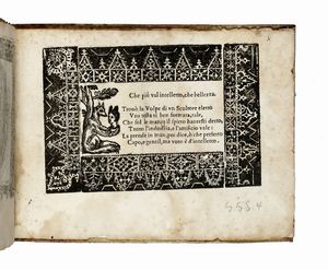 CESARE VECELLIO : Corona delle nobili et virtuose donne, libro terzo. Nel quale si dimostra in varij dissegni, tutte le sorti di mostre di punti... Aggiuntovi in questa quarta impressione molti bellissimi disegni...  - Asta Libri, autografi e manoscritti - Associazione Nazionale - Case d'Asta italiane