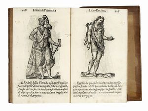 CESARE VECELLIO : Habiti antichi ouero Raccolta di figure delineate dal gran Titiano, e da Cesare Vecellio suo fratello, diligentemente intagliate, conforme alle nationi del mondo...  - Asta Libri, autografi e manoscritti - Associazione Nazionale - Case d'Asta italiane