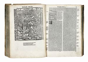 PUBLIUS VERGILIUS MARO : Vergilius cum commentarijs & figuris...  - Asta Libri, autografi e manoscritti - Associazione Nazionale - Case d'Asta italiane