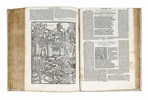 PUBLIUS VERGILIUS MARO : Opera cum Servij, Donati et Ascensij commentarijs nunc primum suae integritati restitutis...  - Asta Libri, autografi e manoscritti - Associazione Nazionale - Case d'Asta italiane