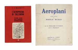 PAOLO BUZZI : Aeroplani.  - Asta Libri, autografi e manoscritti - Associazione Nazionale - Case d'Asta italiane