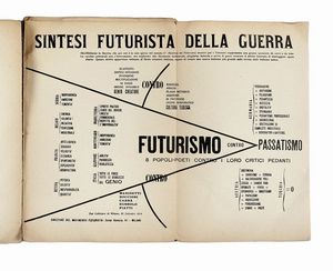 Carlo Carr : Guerrapittura. Futurismo politico, dinamismo plastico...  - Asta Libri, autografi e manoscritti - Associazione Nazionale - Case d'Asta italiane