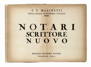 Filippo Tommaso Marinetti - Raccolta di 4 opere futuriste.
