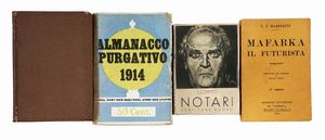 Filippo Tommaso Marinetti : Raccolta di 4 opere futuriste.  - Asta Libri, autografi e manoscritti - Associazione Nazionale - Case d'Asta italiane