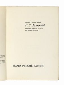 BRUNO GIORDANO SANZIN : Infinito.  - Asta Libri, autografi e manoscritti - Associazione Nazionale - Case d'Asta italiane