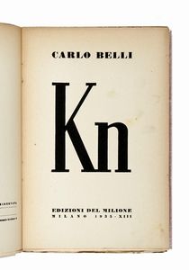 Carlo Belli - Kn.