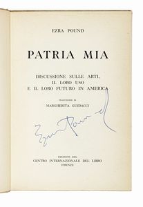 GUIDO CAVALCANTI : Rime. Edizione rappezzata fra le rovine.  - Asta Libri, autografi e manoscritti - Associazione Nazionale - Case d'Asta italiane