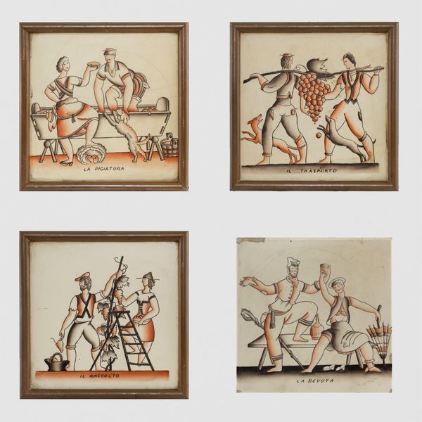 Gio Ponti, prod. Richard Ginori, San Cristoforo (4)  - Asta Design e Arti Decorative del 900 - Associazione Nazionale - Case d'Asta italiane