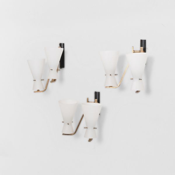 Set di tre lampade a parete  - Asta Design Lab - Associazione Nazionale - Case d'Asta italiane
