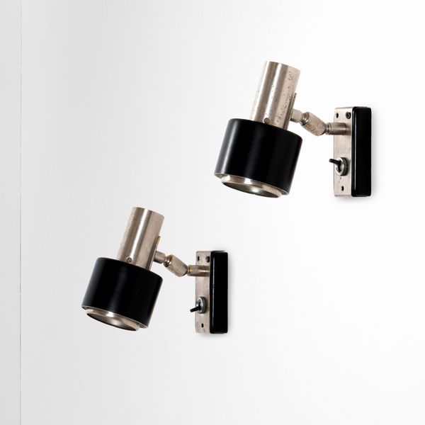 STILNOVO : Due lampade da parete orientabili  - Asta Design Lab - Associazione Nazionale - Case d'Asta italiane