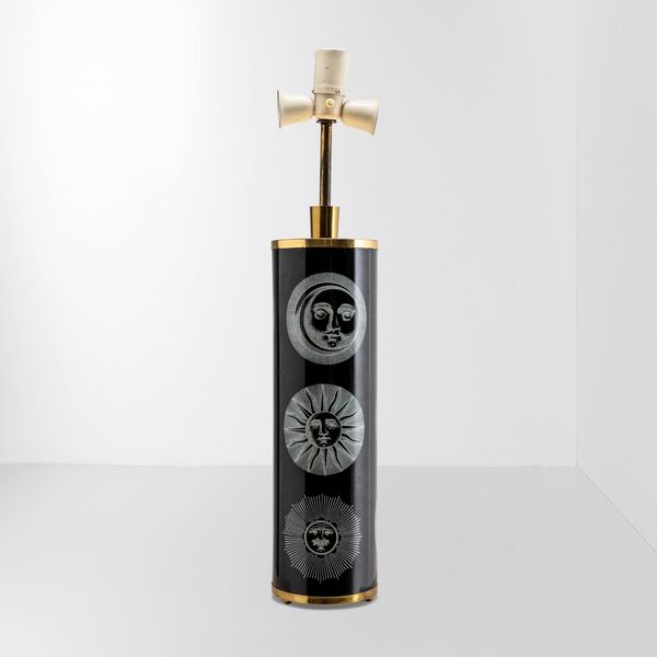 Piero Fornasetti : Lampada da tavolo Soli  - Asta Design Lab - Associazione Nazionale - Case d'Asta italiane