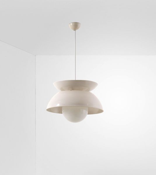 VICO MAGISTRETTI : Lampada a sospensione mod. Cetra  - Asta Design Lab - Associazione Nazionale - Case d'Asta italiane