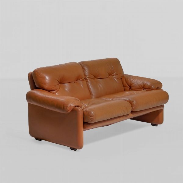 AFRA E TOBIA SCARPA : Divano mod. Coronado  - Asta Design Lab - Associazione Nazionale - Case d'Asta italiane