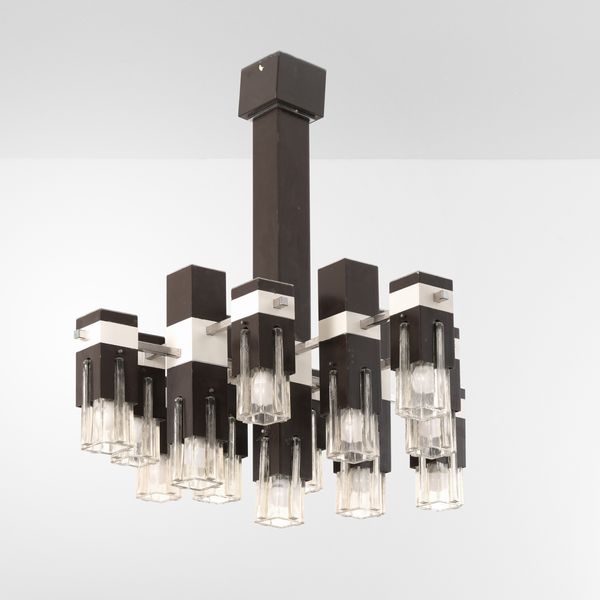 GAETANO SCIOLARI : Lampada a sospensione  - Asta Design Lab - Associazione Nazionale - Case d'Asta italiane