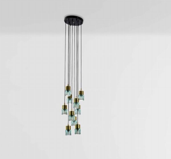 GIUSEPPE OSTUNI : Lampada a sospensione mod. 4458  - Asta Design Lab - Associazione Nazionale - Case d'Asta italiane