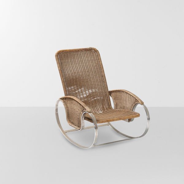 Poltrona a dondolo  - Asta Design Lab - Associazione Nazionale - Case d'Asta italiane