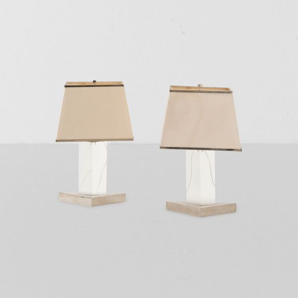 ROMEO REGA : Due lampade da tavolo  - Asta Design Lab - Associazione Nazionale - Case d'Asta italiane