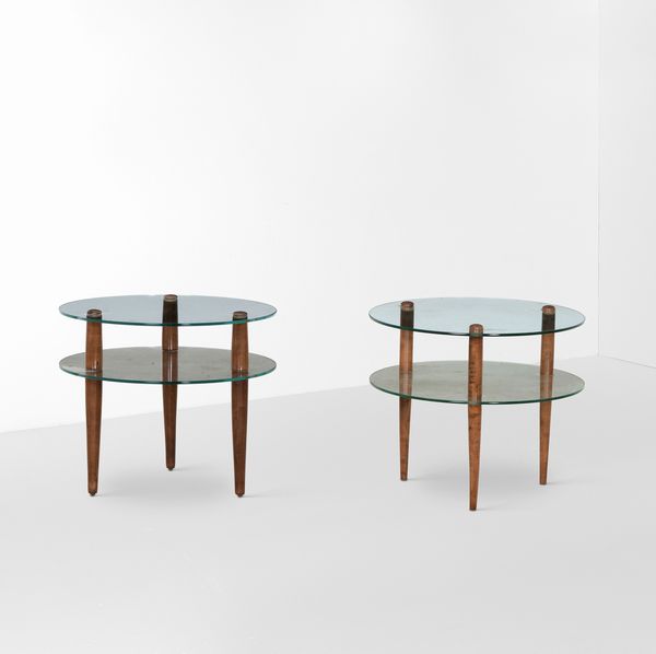 Enrico Paolucci : Due tavoli bassi.  - Asta Design Lab - Associazione Nazionale - Case d'Asta italiane