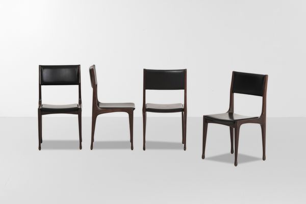 Carlo De Carli : Quattro sedie mod. 693  - Asta Design Lab - Associazione Nazionale - Case d'Asta italiane