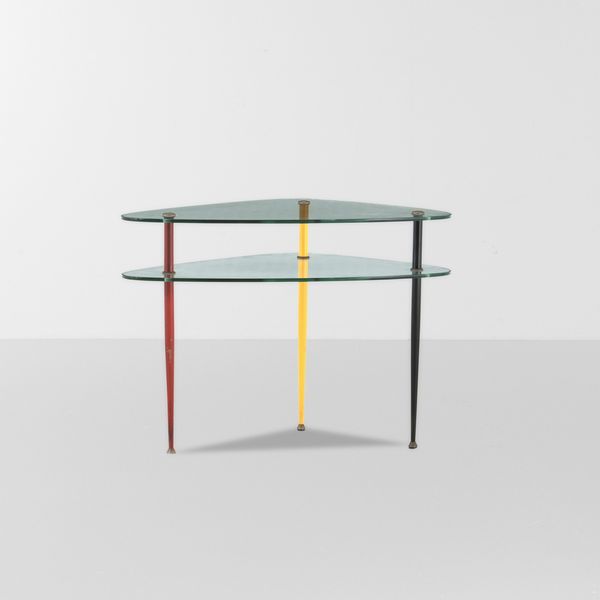 EDOARDO PAOLI : Tavolino mod. Arlecchino.  - Asta Design Lab - Associazione Nazionale - Case d'Asta italiane