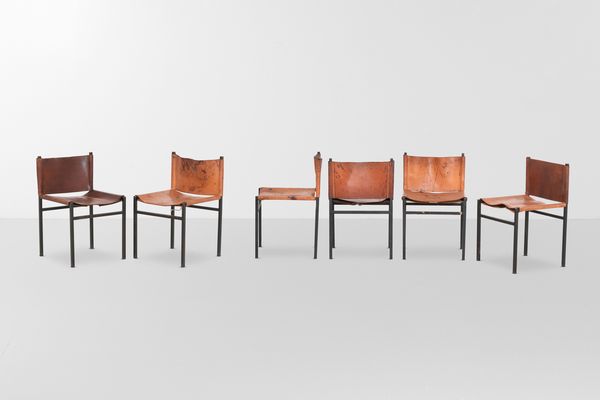 PAOLO TILCHE : Set di sei sedie mod. Rea  - Asta Design Lab - Associazione Nazionale - Case d'Asta italiane