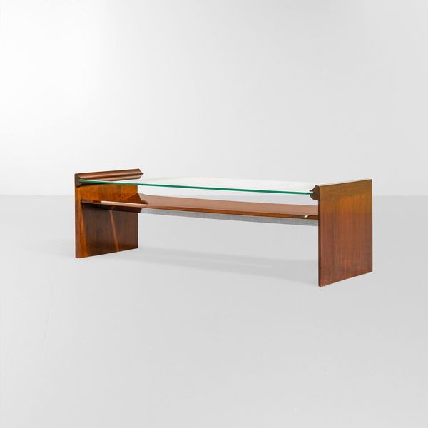 Kazuhide Takahama : Tavolo basso portariviste mod. Acca  - Asta Design Lab - Associazione Nazionale - Case d'Asta italiane