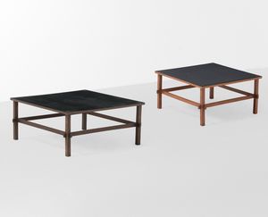 GIANFRANCO FRATTINI - Due tavoli bassi mod. 740