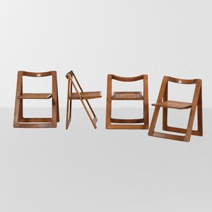 Pierangela D'Aniello e Aldo Jacober - Quattro sedie pieghevoli mod. Trieste