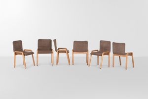 GUIDO FALESCHINI - Set di sei sedie mod. Dilos