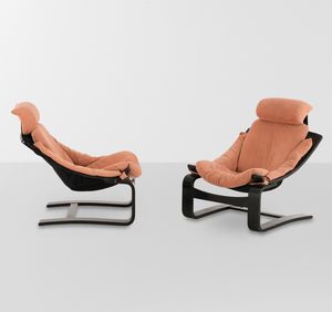 Ake Fribytter - Due poltrone mod. Kroken