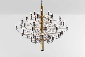 GINO SARFATTI - Lampada a sospensione mod. 2097/50.