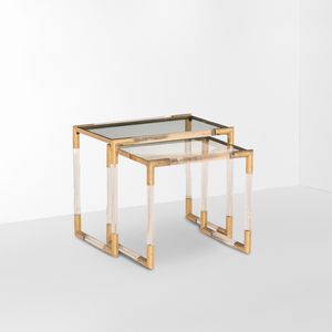 Charles Hollis Jones - Due tavolini impilabili