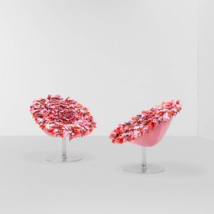 Tokujin Yoshioka - Due poltrone mod. Bouquet.